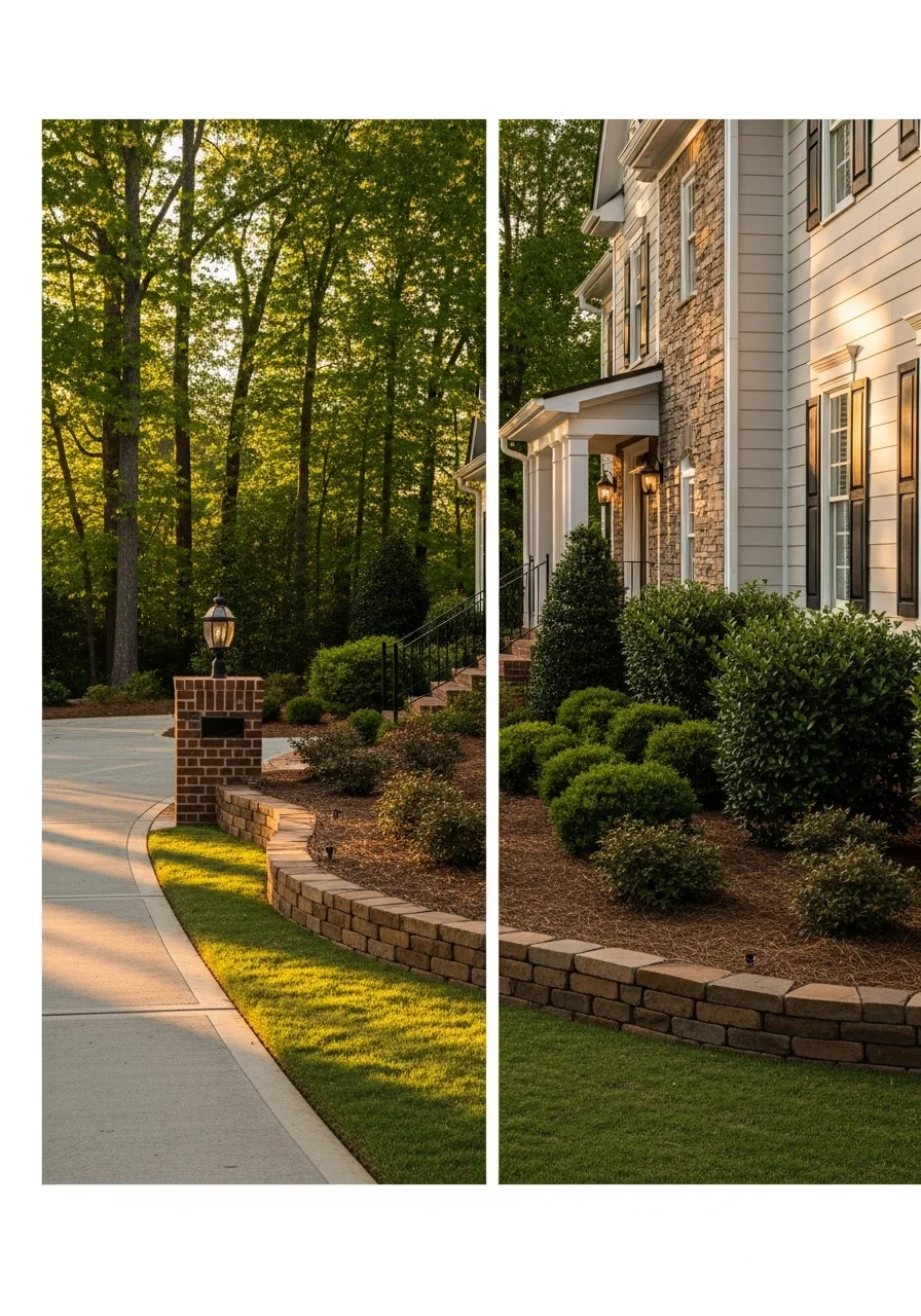Hoover home exterior showing quality construction and professional landscaping typical of the area's neighborhoods.