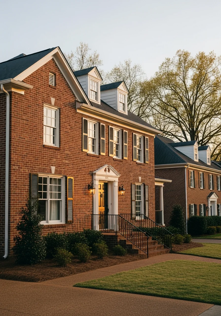 Diverse Shelby County homes representing various architectural styles and neighborhood types across the county.